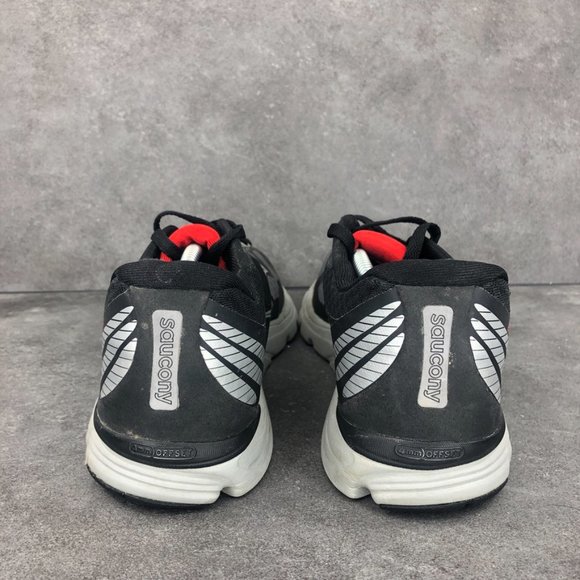 Saucony Kinvara 6 Running Shoe Sneaker, Black Red, Men's 11 - Picture 4 of 9